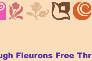 Rough Fleurons Free Three