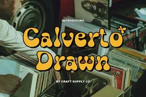 Related font Calverto Drawn