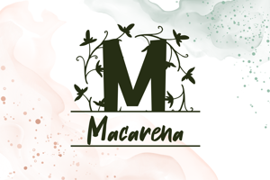 Luminara Split Monogram