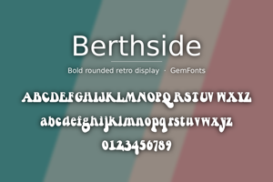 Related font Berthside