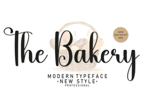 Related font The Bakery