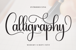 Related font Calligraphy