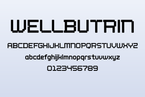 Related font Wellbutrin