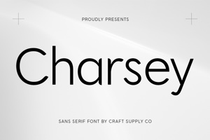 Related font Charsey