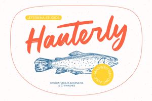Related font Hauterly VERSION