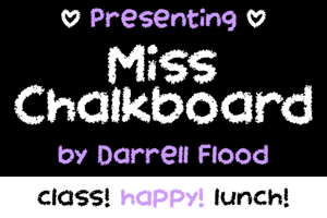 Miss Chalkboard