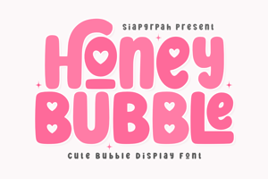 Related font Honey Bubble
