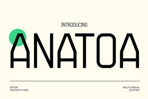 Related font ANATOA