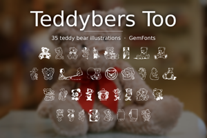 Related font Teddybers Too