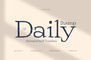 Related font CS Daily Stamp