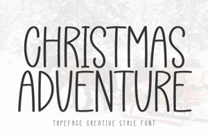 Related font Christmas Adventure