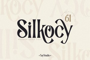 Related font Silkocy