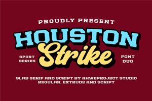 Houston Strike Slab Serif