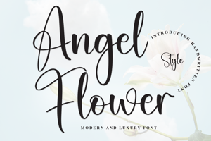 Related font Angel Flower