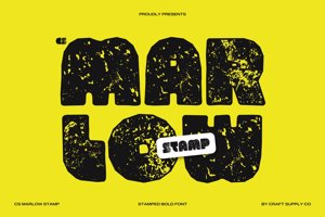 Related font CS Marlow Stamp