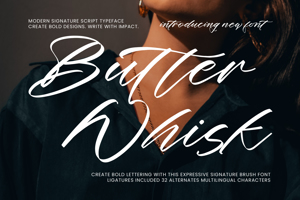 Related font Butter Whisk