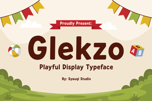 Related font Glekzo