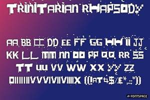 Related font Trinitarian Rhapsody