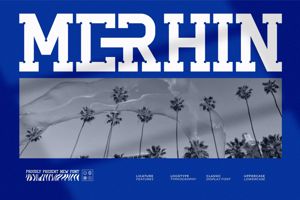 Related font Merhin