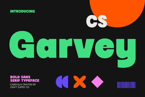 Related font CS Garvey
