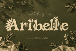 Related font Aribelle