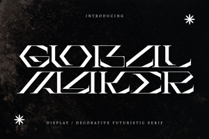 Related font Global Maker