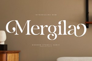 Related font Mergila