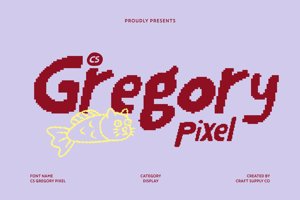 Related font CS Gregory Pixel