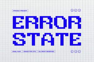 Related font Error State