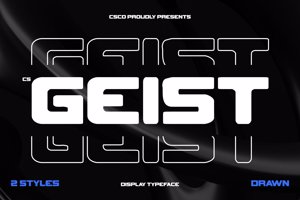 Related font CS Geist Drawn