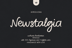 Related font Newstalgia