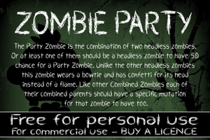 CF Zombie Party