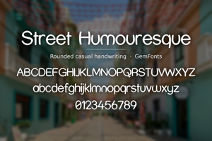 Related font Street Humouresque