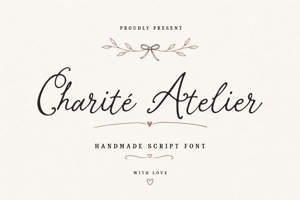 Related font Charite Atelier
