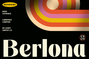 Related font Berlona