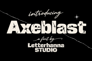 Related font Axeblast
