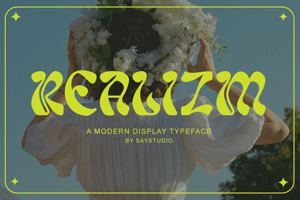 Related font Realizm DEMO