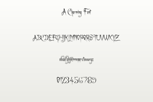 Related font A Charming Font