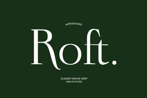 Related font Roft - Quiet Luxury Minimalist Serif