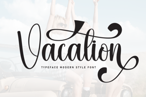 Related font Vacation