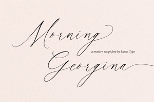 Morning Georgina