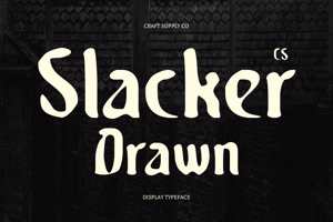 Related font CS Slacker Drawn