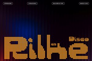 Related font CS Rilke Disco