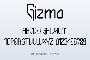 Related font Gizmo