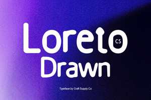 Related font CS Loreto Drawn