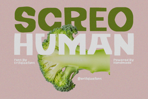 Related font Screo Human