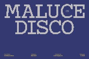 Related font CS Maluce Disco