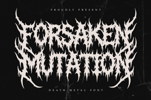 Related font Forsaken Mutation