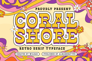 Related font Coral Shore