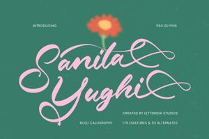 Related font Sanita Yughi VERSION